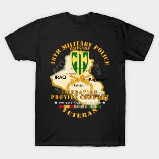 Operation Provide Comfort - 18th MP Brigade w COMFORT SVC T-Shirt